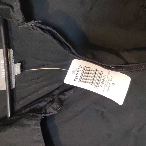 Torrid Short Sleeve Twill Full Length Jumpsuit NWT - Picture 6 of 8